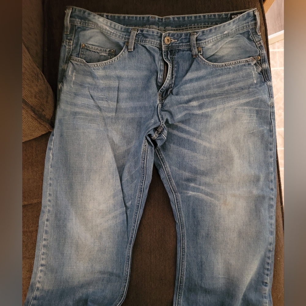 Mens Buffalo 38x30 Slim Boot Cut Jeans. Excellent condition!